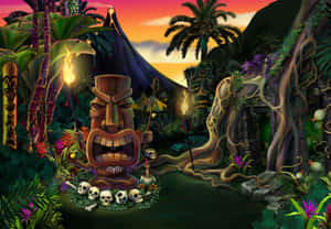 Fun And Colorful Playground For Kids Wallpaper