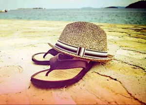 Fun Beach Accessories Collection Wallpaper