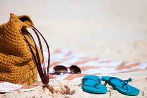 Fun Beach Day Essentials Wallpaper