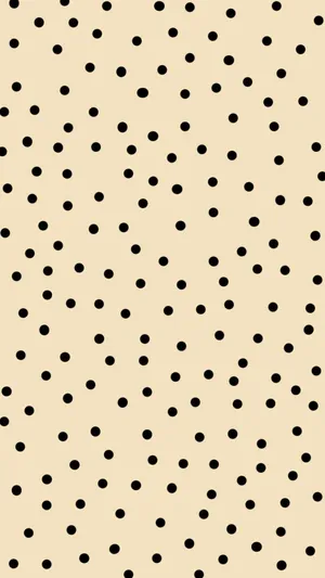 Fun Black And White Dots Create Interesting Shapes Wallpaper