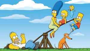 Fun & Functional Computing With Simpsons Pc Wallpaper