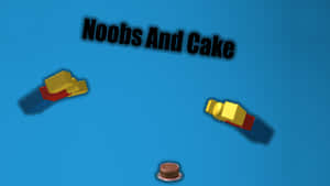 Fun Snapshot Of Cute Roblox Noobs In Action Wallpaper