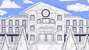 Fundamental Paper Education Building Wallpaper
