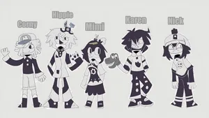 Fundamental Paper Education Characters Wallpaper