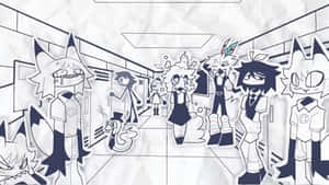 Fundamental Paper Education Characters Wallpaper