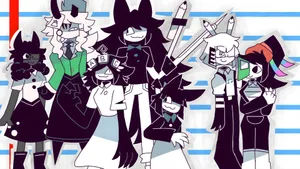 Fundamental Paper Education Characters Wallpaper