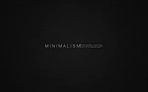 Fundamentals Of Minimalism Wallpaper