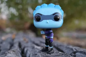 Funko Pop Blue Cartoon Wallpaper