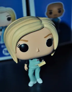 Funko Pop Elliot From Scrubs Wallpaper