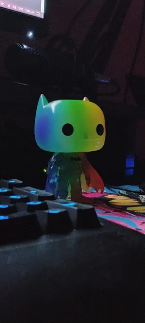 Funko Pop Of Batman Arkham Knight Iphone Wallpaper