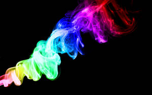 Funky Smoke Ring Wallpaper