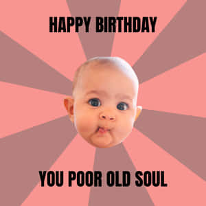 Funny Baby Happy Birthday Greeting Wallpaper