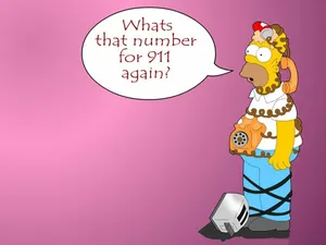 Funny Homer Simpsons Wallpaper