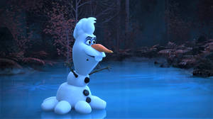 Funny Olaf Scene Wallpaper