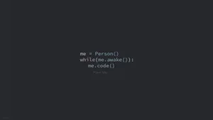 Funny Person Coding Wallpaper
