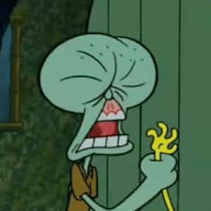 Funny Pfp For Tiktok Of Squidward Wallpaper