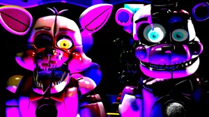 Funtime Foxy - Performing In Ultimate Showmanship Wallpaper