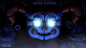 Funtime Freddy & Circus Baby Face Off In Fnaf Sister Location Wallpaper Wallpaper