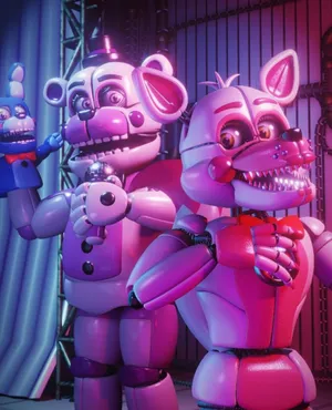 Funtime Freddy: The Lively Animatronic Entertainer Wallpaper