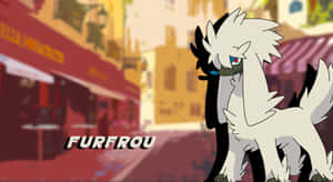 Furfrou Pokemonin City Wallpaper