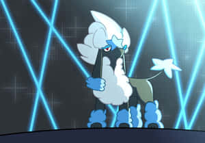 Furfrou Pokemonin Spotlight Wallpaper