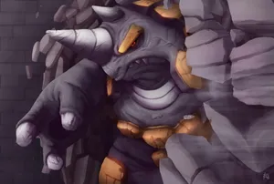 Furious Rhyperior Wallpaper