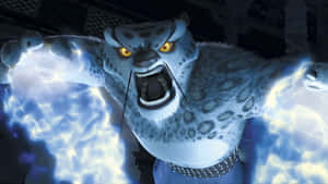 Furious Tai Lung Unleashing Power Wallpaper