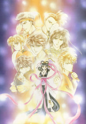 Fushigi Yuugi Group Illustration Wallpaper