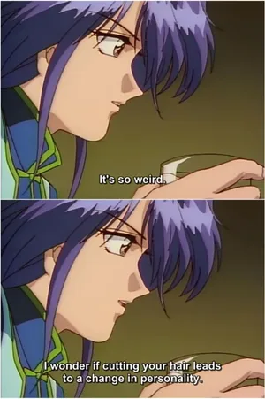 Fushigi Yuugi Nuriko Haircut Reflection Wallpaper