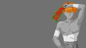 Fushigi Yuugi Tasuki Flame Hair Wallpaper