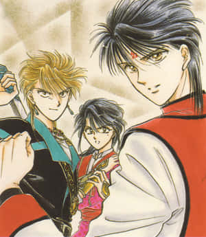 Fushigi Yuugi Tasukiand Companions Wallpaper