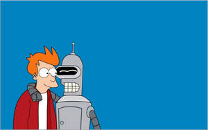 Futurama Philip And Bender Art Wallpaper