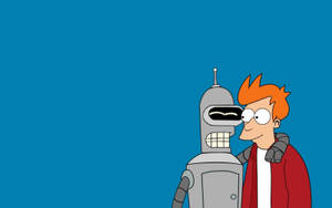 Futurama Philip Fry And Bender Wallpaper