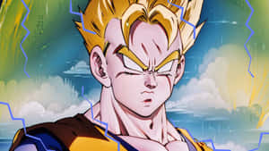 Future Gohan Super Saiyan Power Up Wallpaper