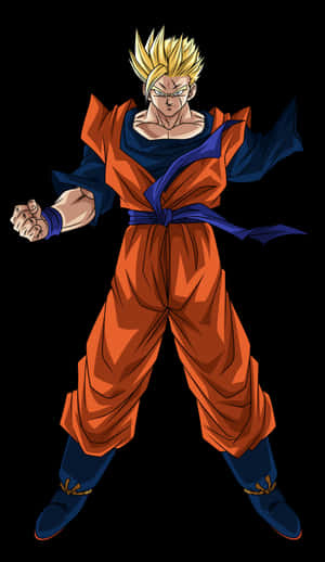 Future Gohan Super Saiyan Stance Wallpaper