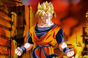 Future Gohan Super Saiyan Stance Wallpaper