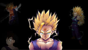 Future Gohan Super Saiyan Transformation Wallpaper