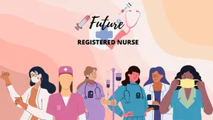 Future Registered Nurse Illustration Wallpaper