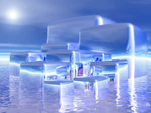 Futurist Vaporwave Cyber Y2k Aesthetic Wallpaper