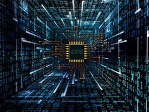 Futuristic 3d Technology Abstract Design Wallpaper