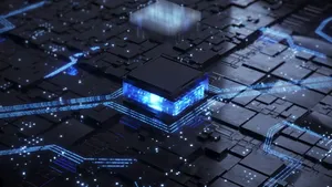 Futuristic 3d Technology Design Wallpaper