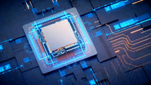 Futuristic 3d Technology Interface Wallpaper