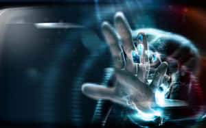 Futuristic 3d Technology Interface Wallpaper