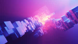 Futuristic Abstract Cubes Wallpaper
