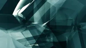 Futuristic Abstract Geometric Shapes Wallpaper