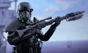 Futuristic Blaster Rifles Collection Wallpaper