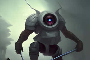 Futuristic_ Camera_ Eyed_ Titan Wallpaper