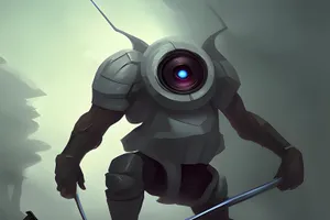 Futuristic_ Camera_ Eyed_ Titan Wallpaper