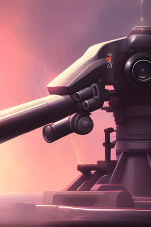 Futuristic Cameraon Tripod Digital Art Wallpaper