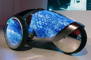 Futuristic Car Cockpit With Advanced Technology Wallpaper